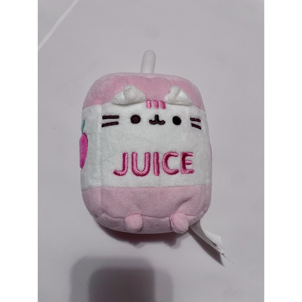 Pusheen Cat Pink Juice Box Sip Plush 7.5 inch